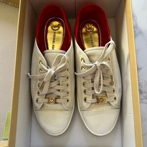 Michael Kors Cream Women's Sneakers
